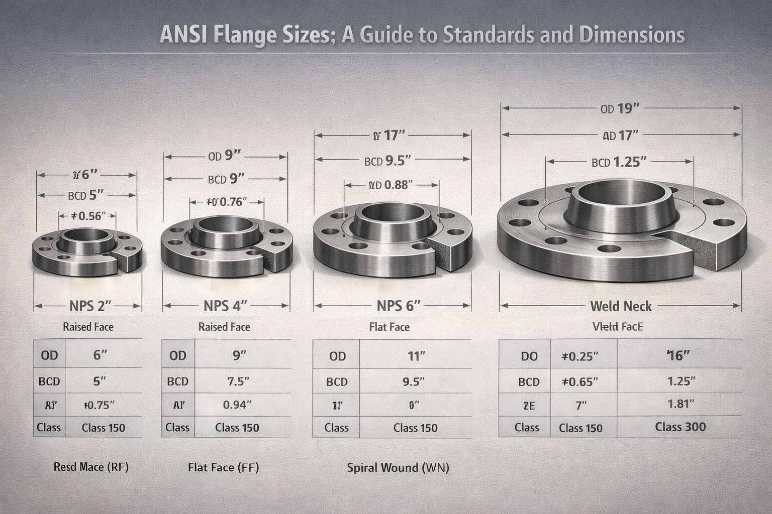 ANSI Flange Sizes